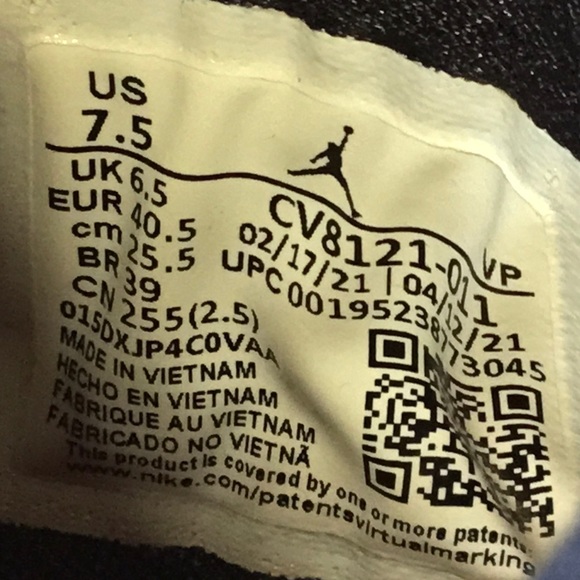 JORDAN Mens size 7.5 23 DELTA 2 SNEAKERS - Picture 5 of 6